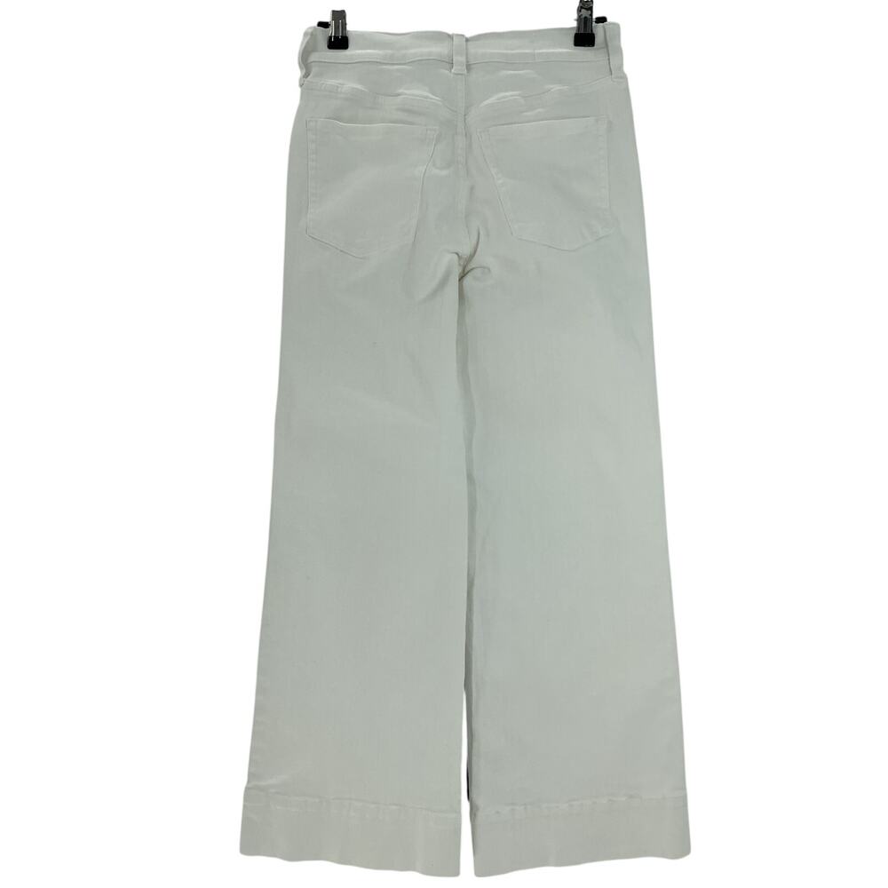 J.Crew Petite High Rise White 1996 Denim Jeans Size P 25 - Picture 3 of 4